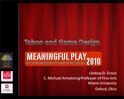 Taboo Game Design Presentation by Lindsay Grace