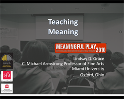 Teaching Meaning Presentation by Lindsay Grace